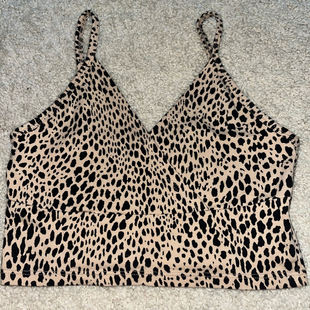 Brandy Melville cheetah top